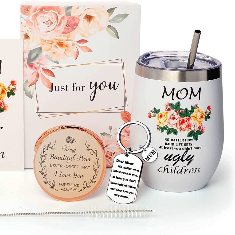 Gift Set For Mothers Day insulated stainless steel tumbler curated gift box